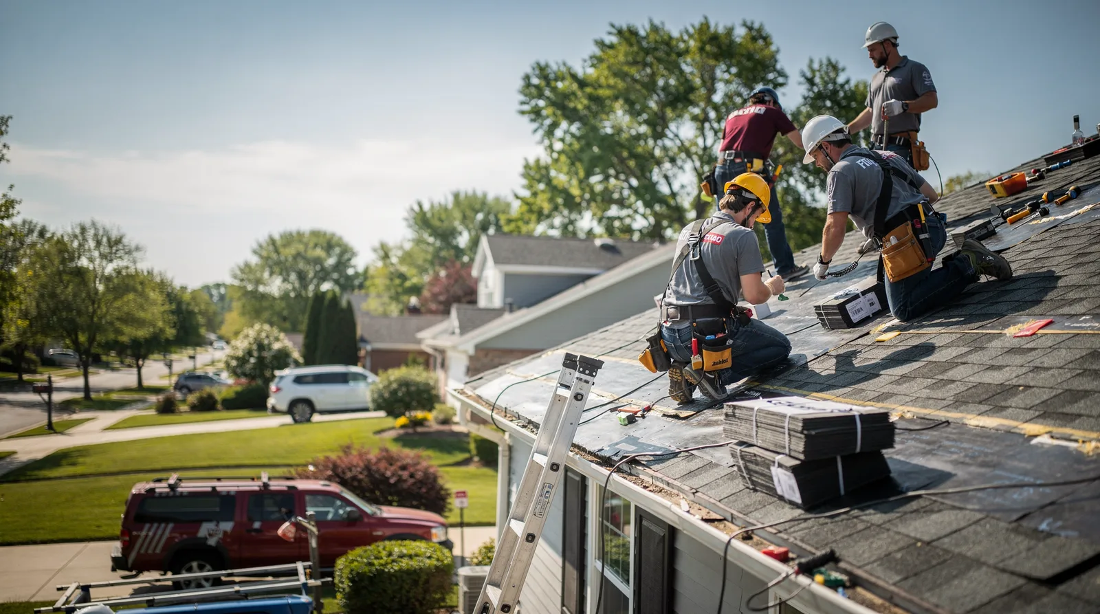 Roof Repair in Mundelein, IL around you